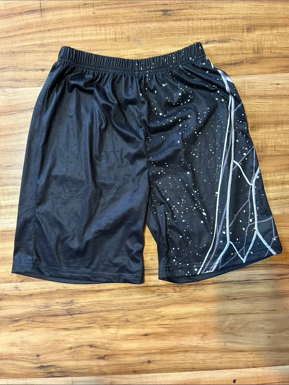 SHEIN Black Soccer 'SCORE!!!' Tee & Shorts Set Size 11-12 year old